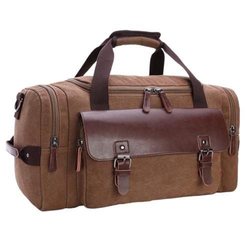 Sporttasche 18-Zoll-Reisetasche Aus Segeltuch Für Die Reise, Reisetasche, Wochenendtasche, Handgepäcktasche Reisetasche (Color : D, Size : 46 * 23 * 25cm) von HALAHAI