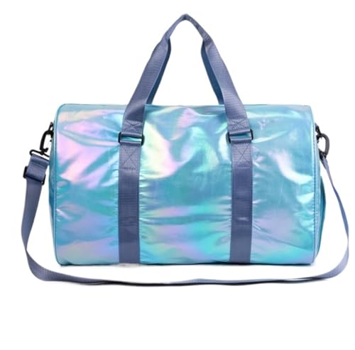 Sporttasche 18 Zoll Tragbare Gepäcktasche Outdoor-Reisetasche Trocken Und Nass Getrennte Sport-Fitness-Yoga-Tasche Reisetasche(Color:C) von HALAHAI