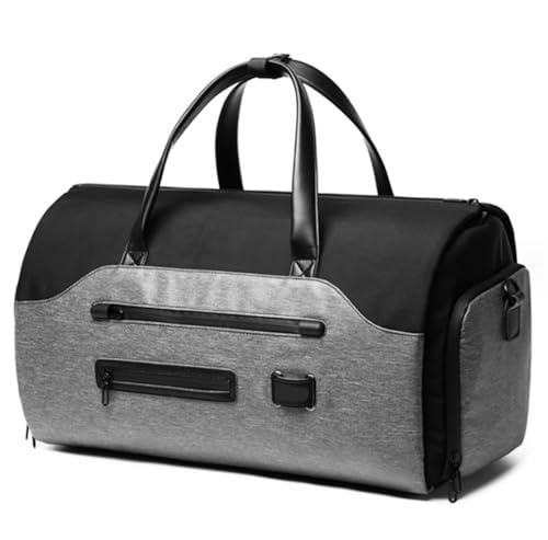 Sporttasche 20-Zoll-Kleidersäcke Für Die Reise, Handgepäck-Anzugtaschen Für Herren, Kleidersack Mit Schuhfach Reisetasche(Color:A) von HALAHAI