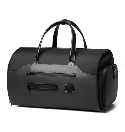 Sporttasche 20-Zoll-Kleidersäcke Für Die Reise, Handgepäck-Anzugtaschen Für Herren, Kleidersack Mit Schuhfach Reisetasche(Color:B) von HALAHAI