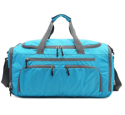 Sporttasche 20-Zoll-Reisetasche Für Herren, Reisetasche Mit Schuhfach, Übernachtungstasche Für Damen Reisetasche(Color:F) von HALAHAI