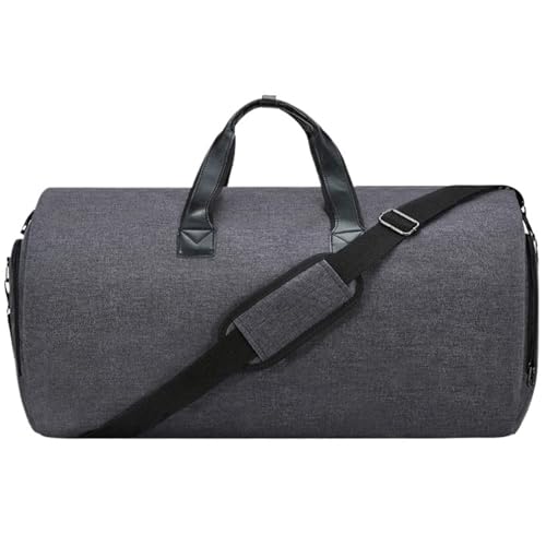 Sporttasche Handgepäck-Reisetasche Für Männer Und Frauen, 2-in-1-Hängekoffer, Anzug, Geschäftsreisetaschen Reisetasche (Color : A, Size : 22 * 11 * 12in) von HALAHAI