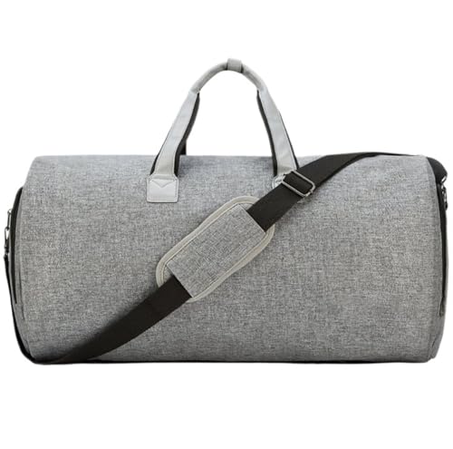 Sporttasche Handgepäck-Reisetasche Für Männer Und Frauen, 2-in-1-Hängekoffer, Anzug, Geschäftsreisetaschen Reisetasche (Color : B, Size : 22 * 11 * 12in) von HALAHAI