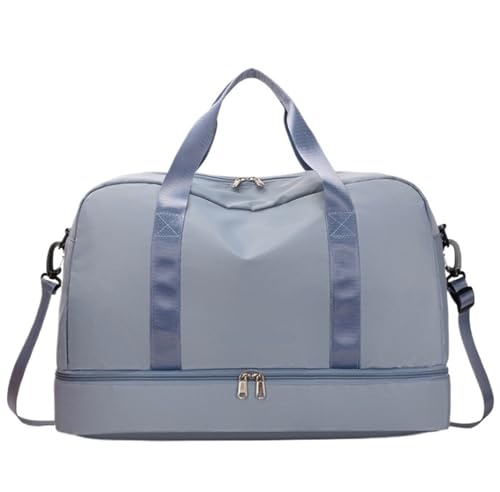 Sporttasche Weekender-Taschen Für Damen, 19-Zoll-Sport-Reisetasche Mit Mehreren Taschen Und Schuhfach Reisetasche (Color : A, Size : 49 * 25 * 32cm) von HALAHAI