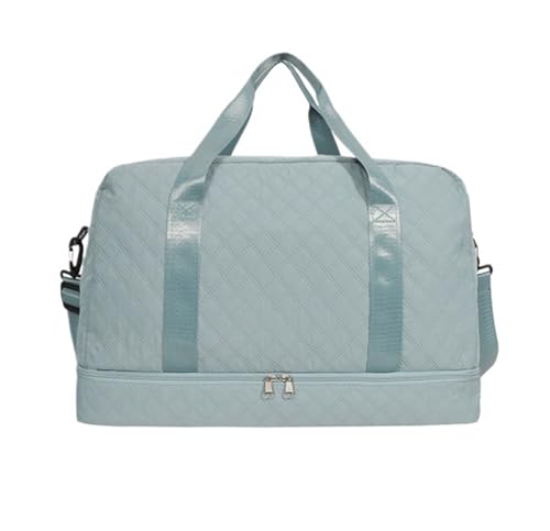 Sporttasche Weekender-Taschen Für Damen, Reisetasche, Großes Fassungsvermögen, Übernachtungstasche, Schuhfach Reisetasche (Color : E, Size : 52 * 25 * 30cm) von HALAHAI