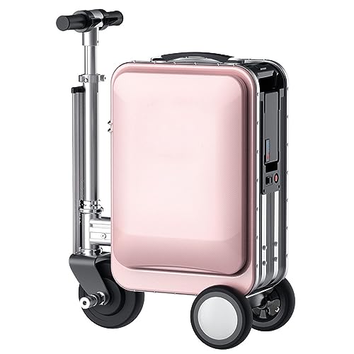 HALCARRY Smart Suitcase Mitfahrbarer Trolley Koffer USB-Ladekoffer 20 Zoll Passwortbox Universalrad Schwarz von HALCARRY