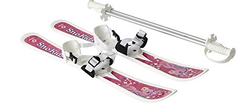 Hamax Schlitten Snow Skis with Poles, Pink, 561002 von HAMAX