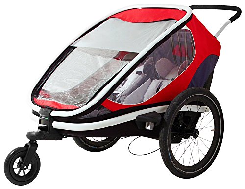 Hamax Unisex-Adult Outback-Red/Gray/Black Trailer, One Size von HAMAX