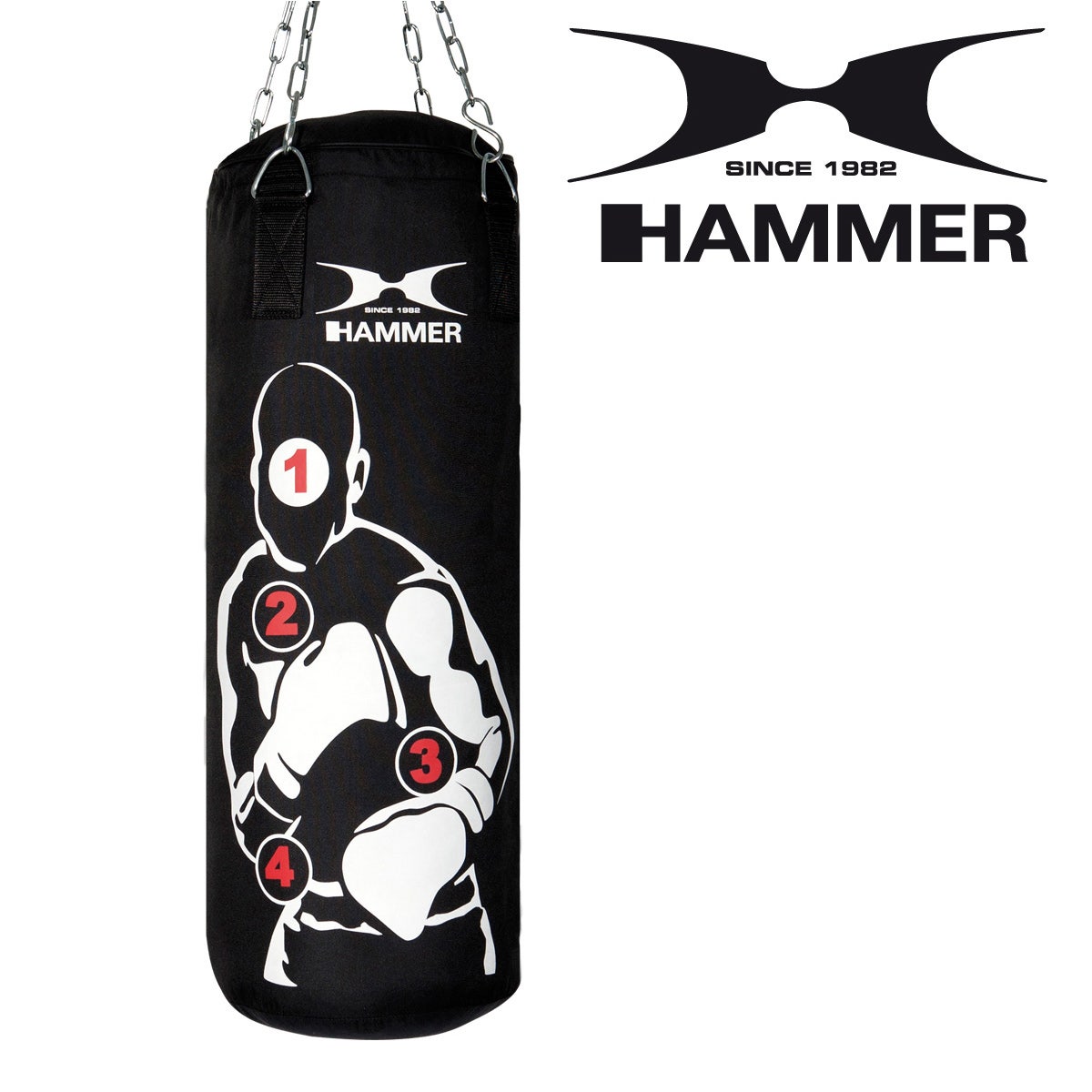 HAMMER BOXING Box-Set Sparring Pro - Länge des Boxsacks: 80 cm - Größe der Boxhandschuhe: 10 oz HAMMER BOXING Box-Set Sparring Pro - Länge des Boxsacks: 80 cm - Größe der Boxhandschuhe: 10 oz von HAMMER BOXING