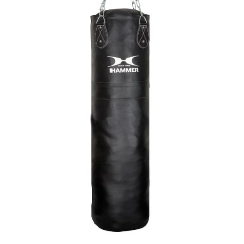 Hammer 92910 Boxsack Premium Leder, schwarz, 100 cm von HAMMER