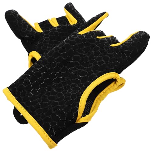 HANABASS 1 Paar rutschfeste Sporthandschuhe Professionelle Bowlinghandschuhe Atmungsaktive Handschuhe von HANABASS
