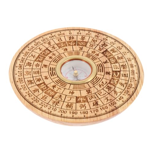 HANABASS 1 Satz Feng Shui Kompass Aus Holz Chinesischer Kompass Schicker Chinesischer Traditioneller Kompass Aus Holz Feng Shui Handwerk Chinesischer Stil Schmücken Chinesischer von HANABASS