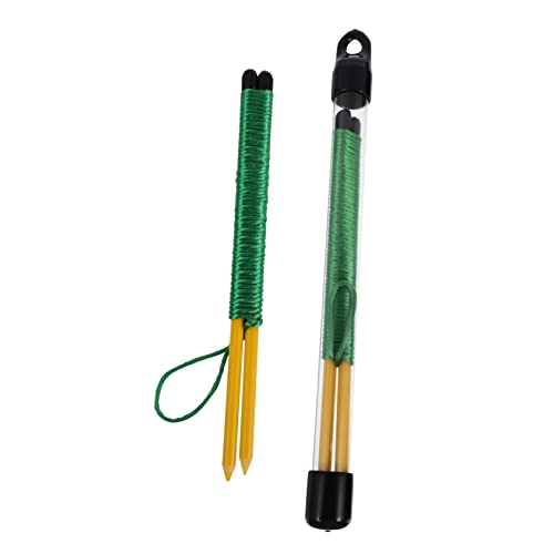 HANABASS 2 Stück Golf Indikatorstab Übungsstangen Richtungstraining Golf Trainingsausrüstung Golf Ausrichtungs Trainingsset von HANABASS