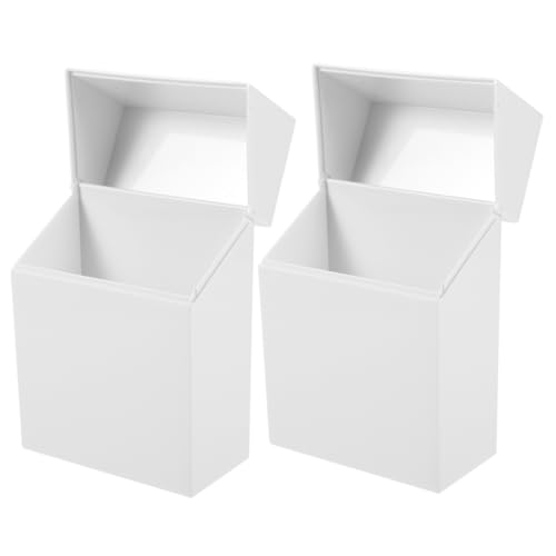 HANABASS 2 Stück Kleine Objekt Aufbewahrungsbox Kleine Kunststoffboxen Mini Boxen Kleine Aufbewahrungsboxen Zum Organisieren Von Foto Organizer Perlenbehälter Kleine von HANABASS