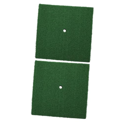 HANABASS 2 Stück Übungsmatte Chipping Matte Schlagmatte Golfmatten Zum Üben Kunstrasen Golf Übungsteppich Trainingsmatte Golf Übungsrasen Golf Trainingsrasen von HANABASS