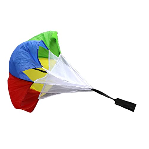 HANABASS Regenschirm Für Krafttraining Widerstand Fallschirm Athletischer Kraftschirm Regenschirm Für Körperliche Fitness Bunte Laufausrüstung von HANABASS