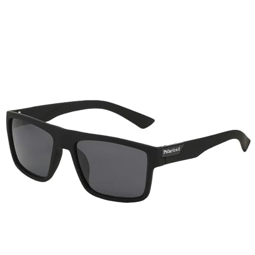 HANGWWZQ Sonnenbrille Polarisierte Sonnenbrille Männer Frauen Sonne Schutzbrille Uv400-Schwarz von HANGWWZQ