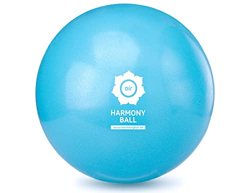 HARMONY BALL air Pilatesball & Gymnastikball ohne Phthalate | Verschiedene Größen | aquablau (Aquablau, 18 cm) von HARMONY BALL