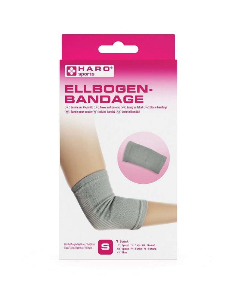 HARO-MC Ellenbogenbandage Ellbogen-Bandage für Damen Herren, bei Schmerzen, Arm-Schutz von HARO-MC