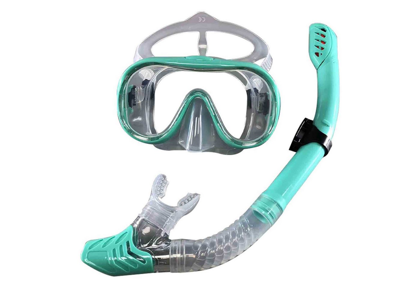 HAUSS SPLOE Schnorchel Schnorchelset Schnorchelmaske Taucherbrille Erwachsene (1 St., Anti-Leck Anti-Fog Tauchmaske Dry Schnorchel aus Gehärtetem Glas), Trocken Schnorchel Schwimmen und Tauchen von HAUSS SPLOE