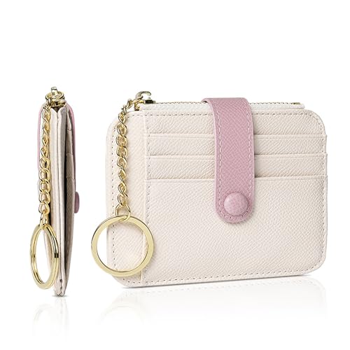HAWILL Handtasche Damen Geldbeutel Kleine Portemonnaie Mode Geldbörse Portmonee Gift for You Mini Wallet for Women mit Vielen Fächern (Rosa) von HAWILL