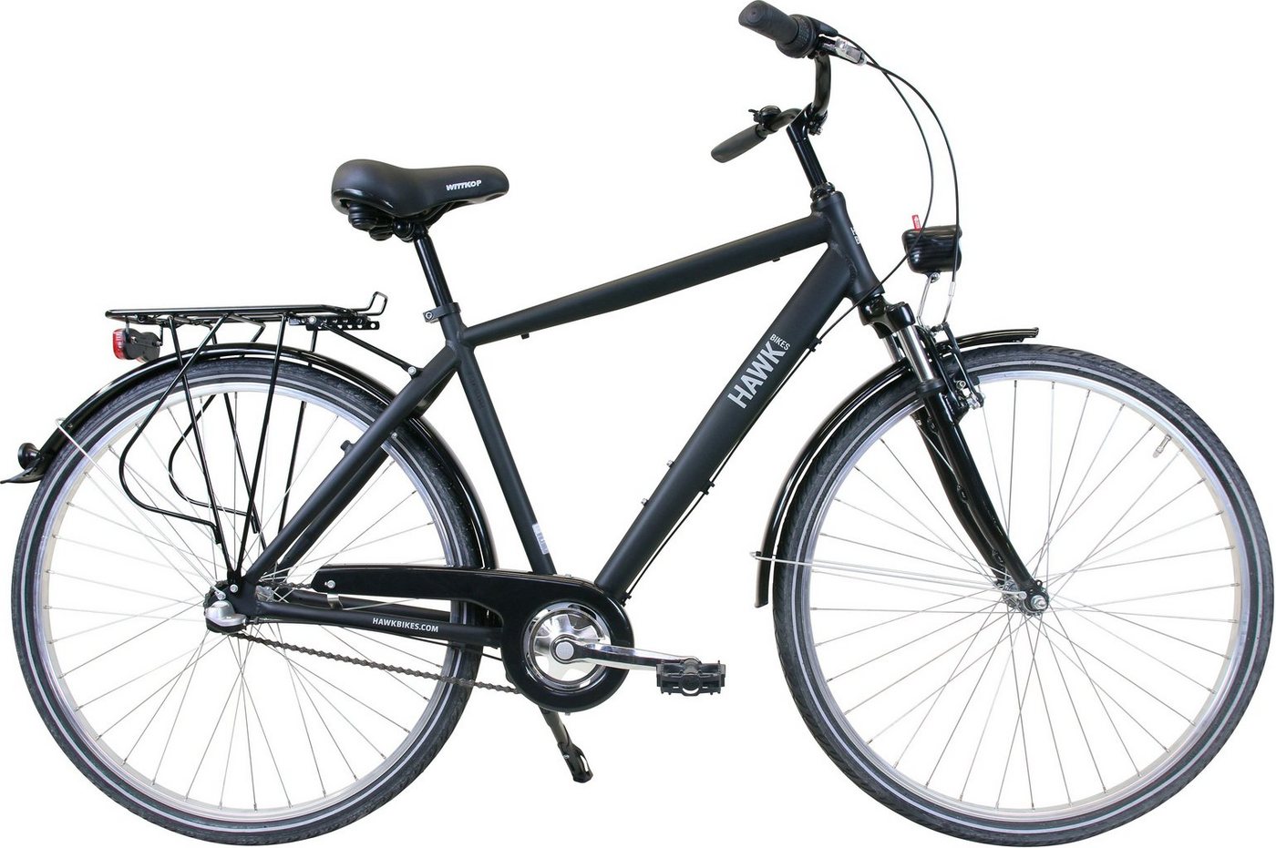 HAWK Bikes Cityrad HAWK Citytrek Gent Premium, 3 Gang Shimano Nexus 3-Gang Schaltwerk von HAWK Bikes