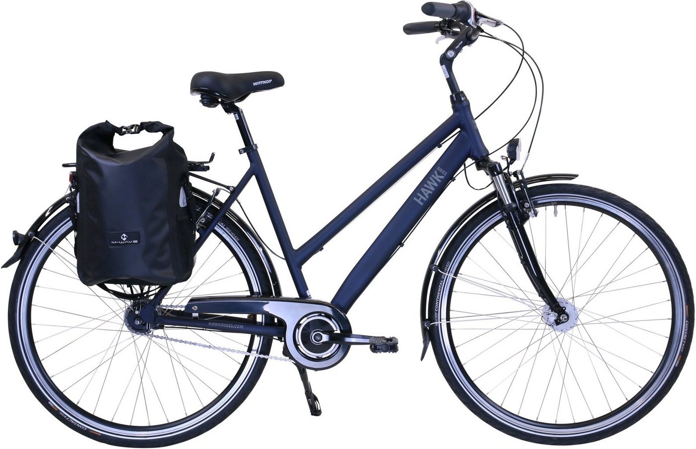 HAWK Bikes Cityrad HAWK Citytrek Lady Deluxe Plus Ocean Blue, 7 Gang Shimano Nexus Schaltwerk von HAWK Bikes