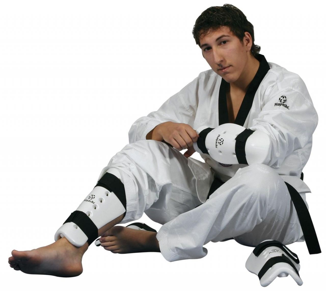 HAYASHI Taekwondo Unterarmschutz,Weiß von HAYASHI