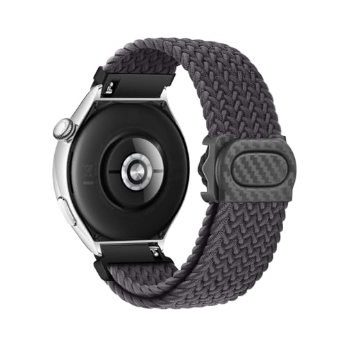 Geflochtenes Armband Kompatibel für Huawei Watch GT 3 SE Armbänder für Damen Herren 22MM Ersatzarmband Solo Loop Armband Nylon Sport Elastisches Band für Huawei Watch GT 3 SE (A,22MM) von HAZARA