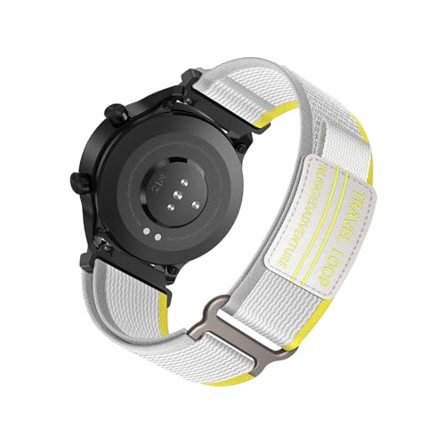 Nylon Armband Kompatibel mit Honor Watch 4 Pro Armbänder Sport Armband für Damen Herren Sportarmband Adjustable Textil Loop Ersatzarmband für Honor Watch 4 Pro (A,Nylon) von HAZARA
