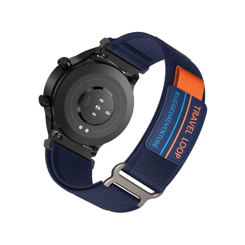 Nylon Armband Kompatibel mit Honor Watch 4 Pro Armbänder Sport Armband für Damen Herren Sportarmband Adjustable Textil Loop Ersatzarmband für Honor Watch 4 Pro (H,Nylon) von HAZARA