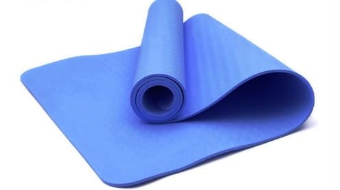 Übungs-Yogamatte, einfache Positionslinien-Yogamatte, rutschfeste, langlebige Stoßdämpfung, Umweltschutz, geruchlose Yogamatte (Farbe : C1, Size : 183x61x0.6cm) von HAZARA