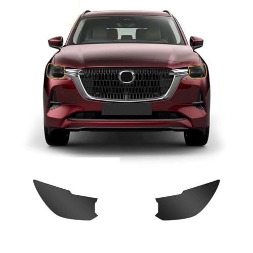 HCXNBS Auto Scheinwerfer Schutz Tönung Film Rauch Schwarz TPU Schutz Transparent Aufkleber, Passend für Mazda CX 80 CX80 2025 von HCXNBS