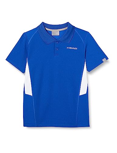 HEAD Unisex Kinder CLUB Tech Polo Shirt B, Blau, XL EU von HEAD