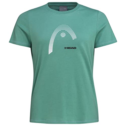 HEAD Damen Club Lara T-shirt W Blusen T Shirts, Nile Grün, XS EU von HEAD