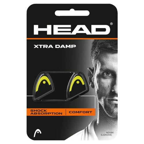 HEAD Unisex-Erwachsene Xtra Damp Tennis Dämpfer, Yellow, Einheitsgröße von HEAD