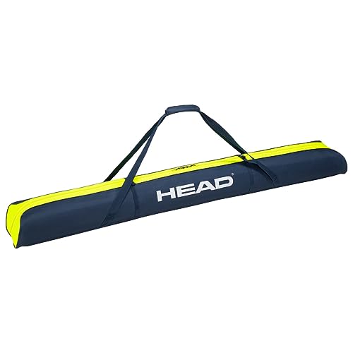 HEAD Double Skibag Skitasche, Blau/gelb, One Size von HEAD