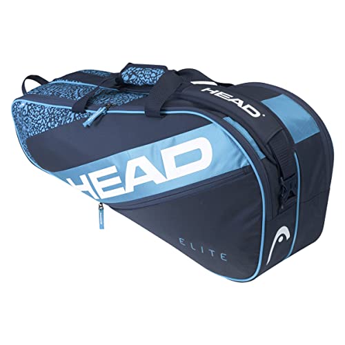 HEAD Unisex – Erwachsene Elite Tennistasche, blau/Navy, 6R von HEAD