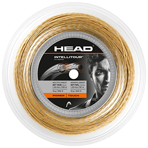 HEAD Unisex-Erwachsene Intellitour Rolle Tennis-Saite, Natural, 17 von HEAD