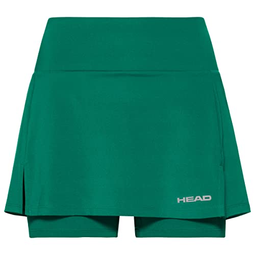 HEAD CLUB Basic Skort Girls, grün, L von HEAD