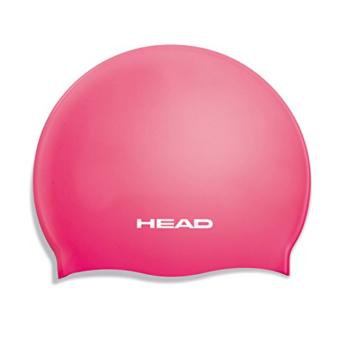 HEAD Cap Silikon Flat Jr. - Kinder Schnorchel-Mütze Pink Fuchsia von HEAD