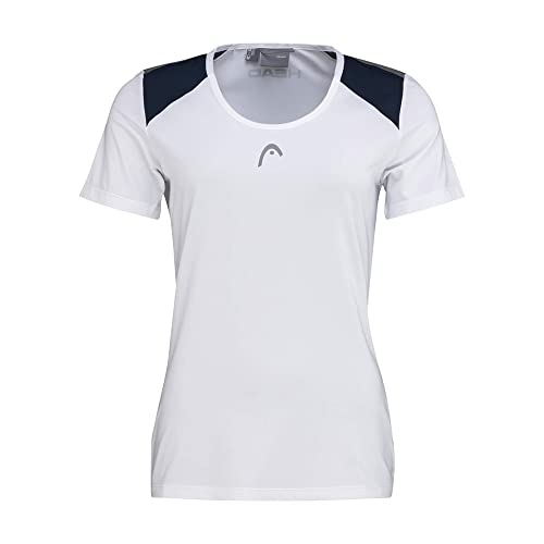 HEAD CLUB 22 Tech Polo Shirt Women, weiß/blau, XL von HEAD