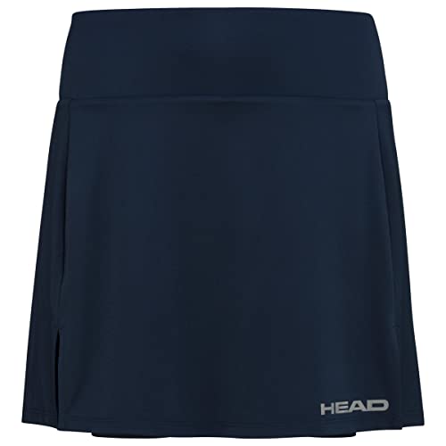 HEAD Damen Club Basic Long W Skirts, Dunkelblau, XL EU von HEAD