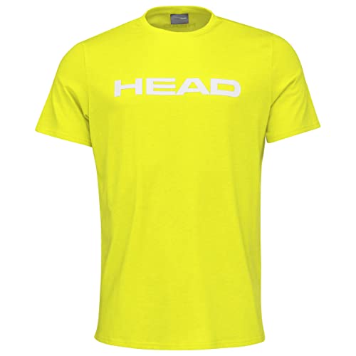 HEAD Unisex-Youth Club Basic Kinder, Gelb, 140 T-Shirt, Gelb, 140 EU von HEAD