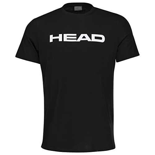 HEAD Unisex-Youth Club Basic Kinder, Schwarz, 176 T-Shirt, Schwarz, 176 EU von HEAD