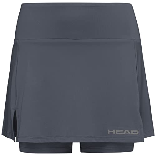 HEAD CLUB Basic Skort Girls, anthrazit, XL von HEAD