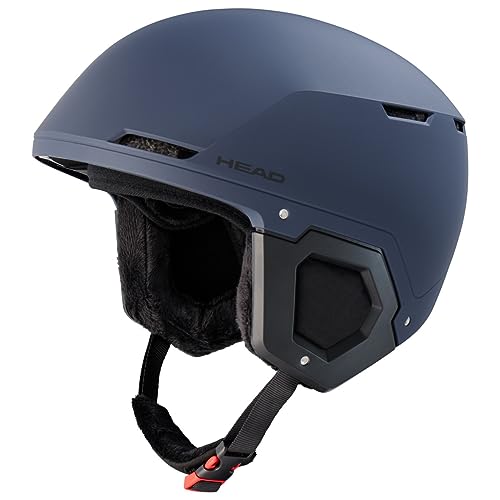 HEAD Unisex – Adult COMPACT Ski-und Snowboardhelm Skihelm, Dusky Blue, M/L von HEAD