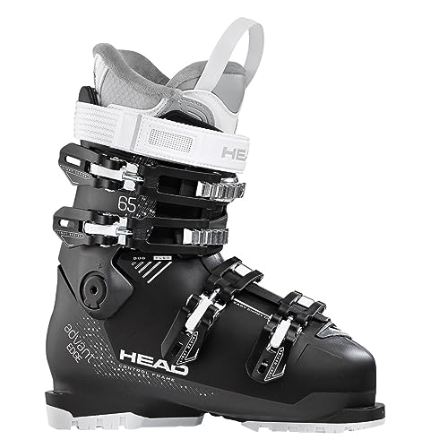 HEAD Women's Advant Edge 65 W Skischuh Damen, schwarz/anthrazit, 26.0 (EU 40.5) von HEAD