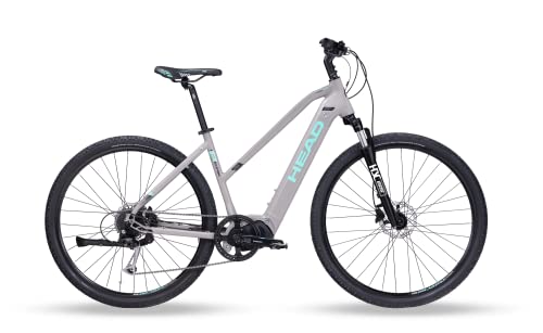 HEAD Damen e I-Peak 2.0 Joy E-Crossbike, matt grau/Mint, 46 von HEAD