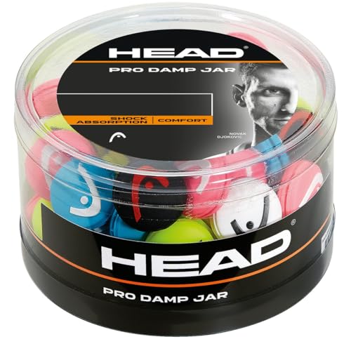 HEAD Erwachsene Schlägerzubehör Pro Damp 70er Mixed Dämpfer Für Tennisschläger, Multicoloured, One Size von HEAD
